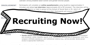 Recruitment poster faded in the background with a "Recruiting now!" banner front and centre.
